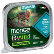 monge cat bwild sterilizzato tonno/ortaggi 100gr vaschetta