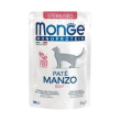 monge cat monoprotein sterilised pate' manzo 85gr buste