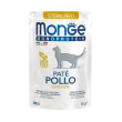 monge cat monoprotein sterilised pate' pollo 85gr buste