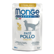 monge monoprotein sterilised cat paté pollo, 85 g