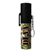 top camo - spray al peperoncino per difesa personale con portachiavi 15 ml