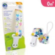 j bimbi ring catenella portasucchietto con anello stars - ideale per succhietti smile, smile night e
