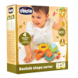 chicco gioco baobab shape sorter, giocattolo educativo per bambini 6-36 mesi, plastica riciclata, ri