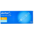 siringa alvita 5 ml gauge 23 10 pezzi
