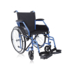 carrozzina pieghevole ad autospinta in acciaio verniciato seduta 43 cm - moretti