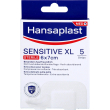 hansaplast sensitive xl cerotti 6 x 7cm 5 pezzi