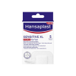 hansaplast cerotti sensitive xl, cerotti medicazione per ferite medio-grandi, 5 pezzi da 6 x 7 cm