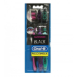 oral-b® spazzolino manuale robin hood black 40 medio 3 pezzi