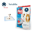 seta blu tappetini assorb.pet 10pz 60x90