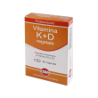 kos vitamina k+d vegetale 30 capsule - integratore di vitamine k2 e d3