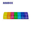 anabox portapillole 7 giorni plus blister con divisorio