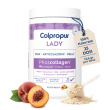 colpropur lady gusto pesca – collagene idrolizzato in polvere da bere - peptidi di collagene, inte