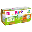 hipp omogeneizzato bio carota e ceci 2x80g da 6 mesi