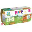 hipp bio omogeneizzato carote/ceci 2x80 g