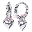 biojoux - orecchini hoop heart stainless steel bjt227