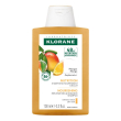 klorane shampoo al mango 100 ml nutriente per capelli secchi e spenti con forza tiger e freschezza w