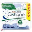 lines cotone bio ultra notte 10 pezzi