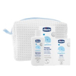 chicco baby moment gift idea beauty case con zip azzurra neonati 3 pezzi