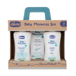 chicco baby moments set bagno per pelli delicate - 200ml bagnoschiuma + 200ml shampoo + 100ml pasta