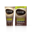 just for men control gx, shampoo anti-grigio uomo, look naturale 118 ml
