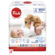 trudi baby care pannolino bambini maxi 7/18 kg 18 pezzi
