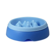 ciotola k2 in polipropilene con dissuasore in silicone azzurro