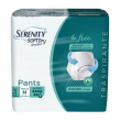 serenity pants sensitive mutandina assorbente incontinenza taglia m per adulto, confezione da 12 pez