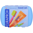 curaprox travel set, blue 1 pz spazzolino da denti