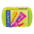 curaprox travel set green, set da viaggio per igiene orale completa, 1 set