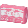 dr. bronner’s sapone solido cherry blossom 140 g schiuma da bagno