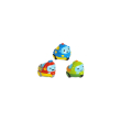 chicco turbo ball city patrol gioco 3 mini veicoli per bambini 1-4 anni - mini-veicolo che rotola co