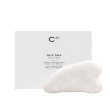 c27 - gua sha giada bianca pietra massaggio viso confezione 1 pezzo