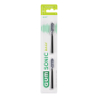 gum sonic daily spazzolino batteria refill black 2 pezzi