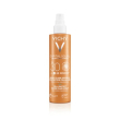 vichy capital soleil, fluido spray leggero spf30, formula leggera, 200 ml