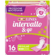 lines intervallo&go fresh proteggislip regular, 16 pezzi