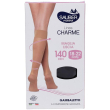 sauber charme collant 140 denari tutton taglia 5 a compressione graduata riposante per gambe leggere