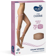 sauber collant tuttonudo compressione graduata maglia liscia 70den 13-17mmhg tg. iii medio
