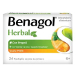 benagol herbal gusto miele 24 pastiglie