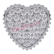 bjt256 orecchini heart pave stainless steel