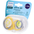 avent 2 succhietti ultra air 6-18 mesi neutro limoni st