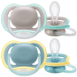 philips avent 2 succhietti ultra air 18m+ neutro pz