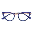 occhiali da lettura twins platinum amnesia blu +2,00