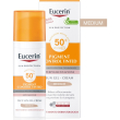 eucerin crema solare viso 50+ spf colorata gel sun protection pigment control tinted protezione molt