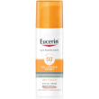 eucerin gel-crema solare viso 50+ spf sun protecion oil control tinted protezione molto alta 50 ml -