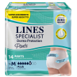 lines specialist derma pants plus m 14 pz pannolini