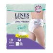 lines specialist derma protection - 10 pants assorbenti per incontinenza maxi taglia m