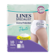 pannolone per incontinenza lines specialist derma pants maxim 10 pezzi