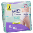 lines specialist derma protection pants, 10 pants ipoallergenici - taglia l (100-140 cm)