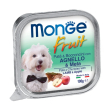 fruit patè e bocconcini agnello e mela - alimento per cani adulti di piccola taglia 100 gr