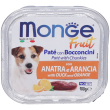monge fruit cane anatra&arancia 100 g mangime